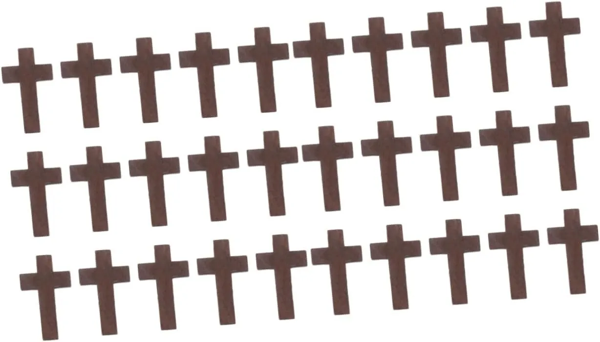 100 Pcs Christian Cross Mens for Men Cross Necklace for Men Necklace Pendant for Men