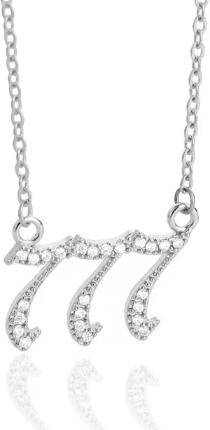 14k Gold Angel Number Necklace, Dainty Pendants Necklace for Women, 111 222 333 444 555 666 777 888 999 Personalized Number Chain