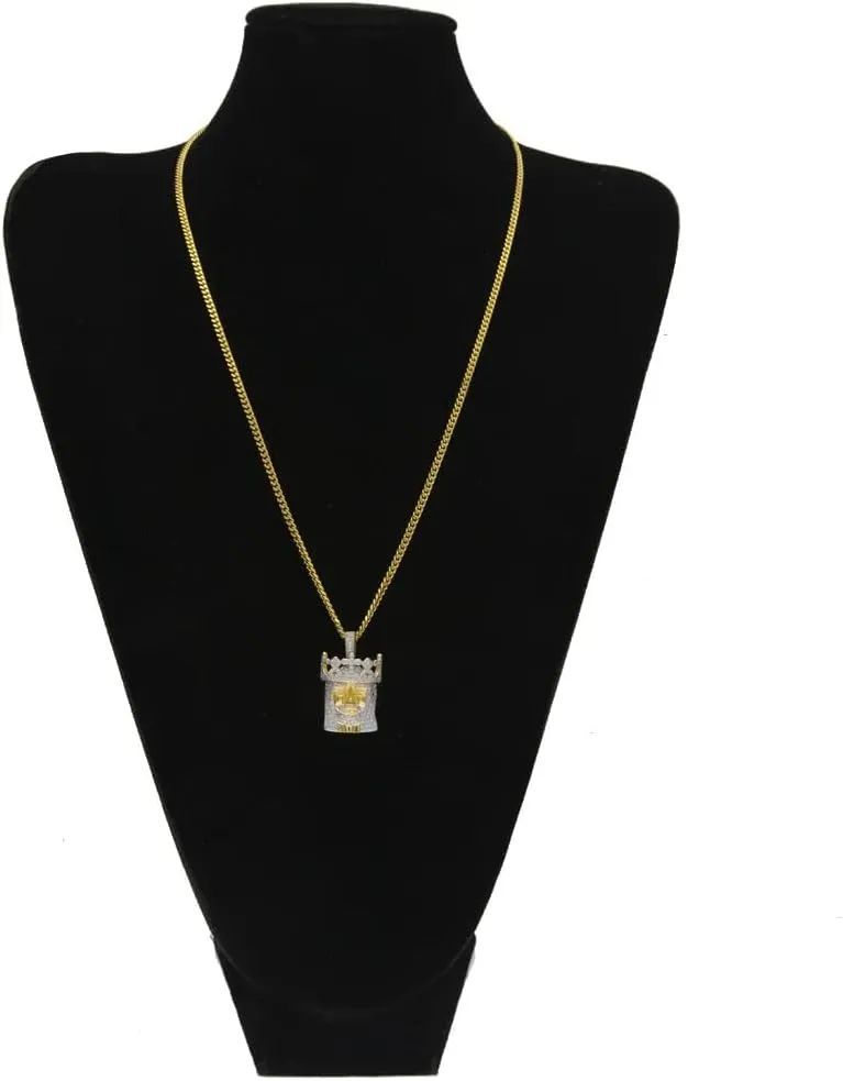 14K Gold Filled Iced Our Jesus Necklace For Women And Men - 925 Sterling Silver 3D Jesus Head Face Pendant Iced Out Chain, Religious Jesus Christ Pendants Jewelry