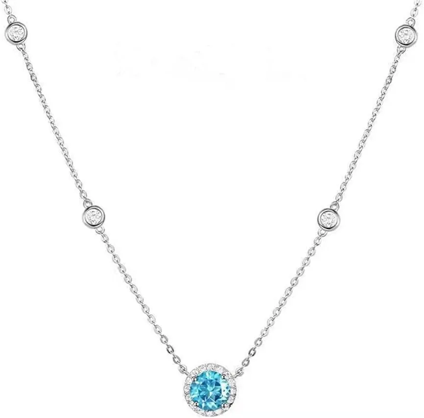 14K Gold Plated Heart Diamond Necklace Sparkle Solitaire Pendant Halo Necklace for Women Classic Luxury Love Clavicle Neckband Valentine's Day Gift