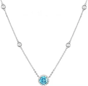 14K Gold Plated Heart Diamond Necklace Sparkle Solitaire Pendant Halo Necklace for Women Classic Luxury Love Clavicle Neckband Valentine's Day Gift