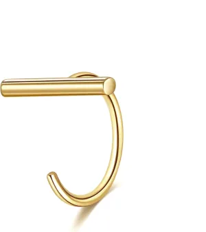 14K Gold Sunflower/Daisy/Heart Nose Stud Solid 14K Yellow Gold Sunflower Piercing Jewelry Sunflower Gifts for Women Girls