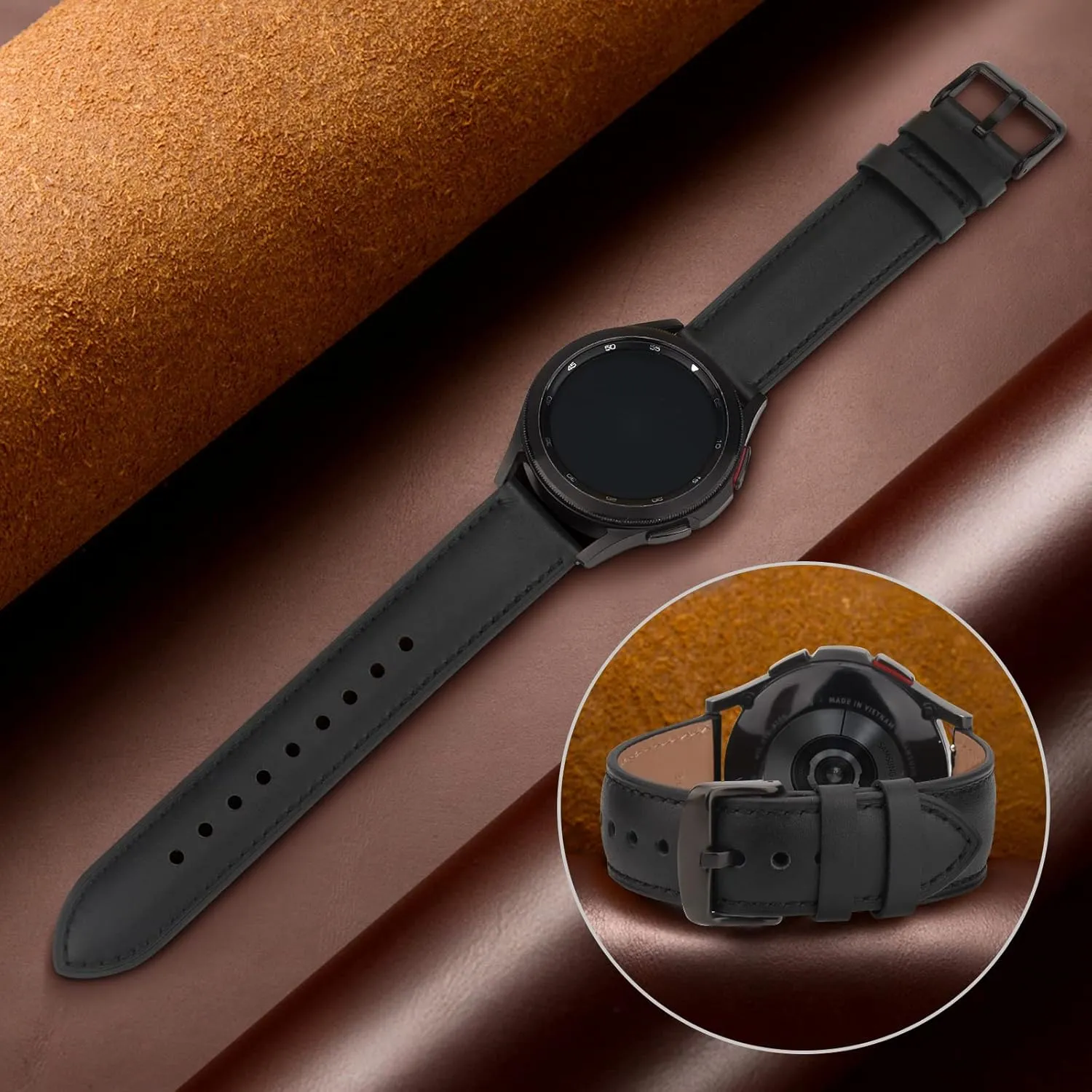 20mm Leather Band for Timex Expedition Scout, Acadia, Digital CAT, Field, Rugged Core Analog Watches - Soft Replacement Strap for Men's 39mm, 40mm, 43mm Models