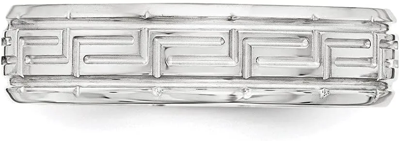 925 Sterling Silver 6mm Wedding Band Ring
