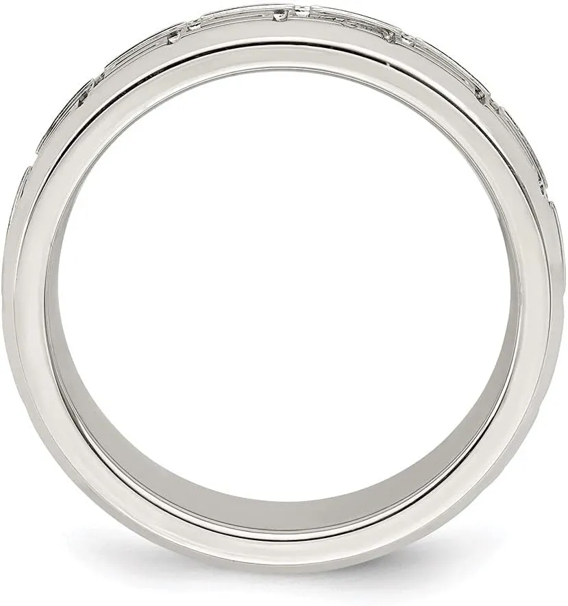 925 Sterling Silver 6mm Wedding Band Ring