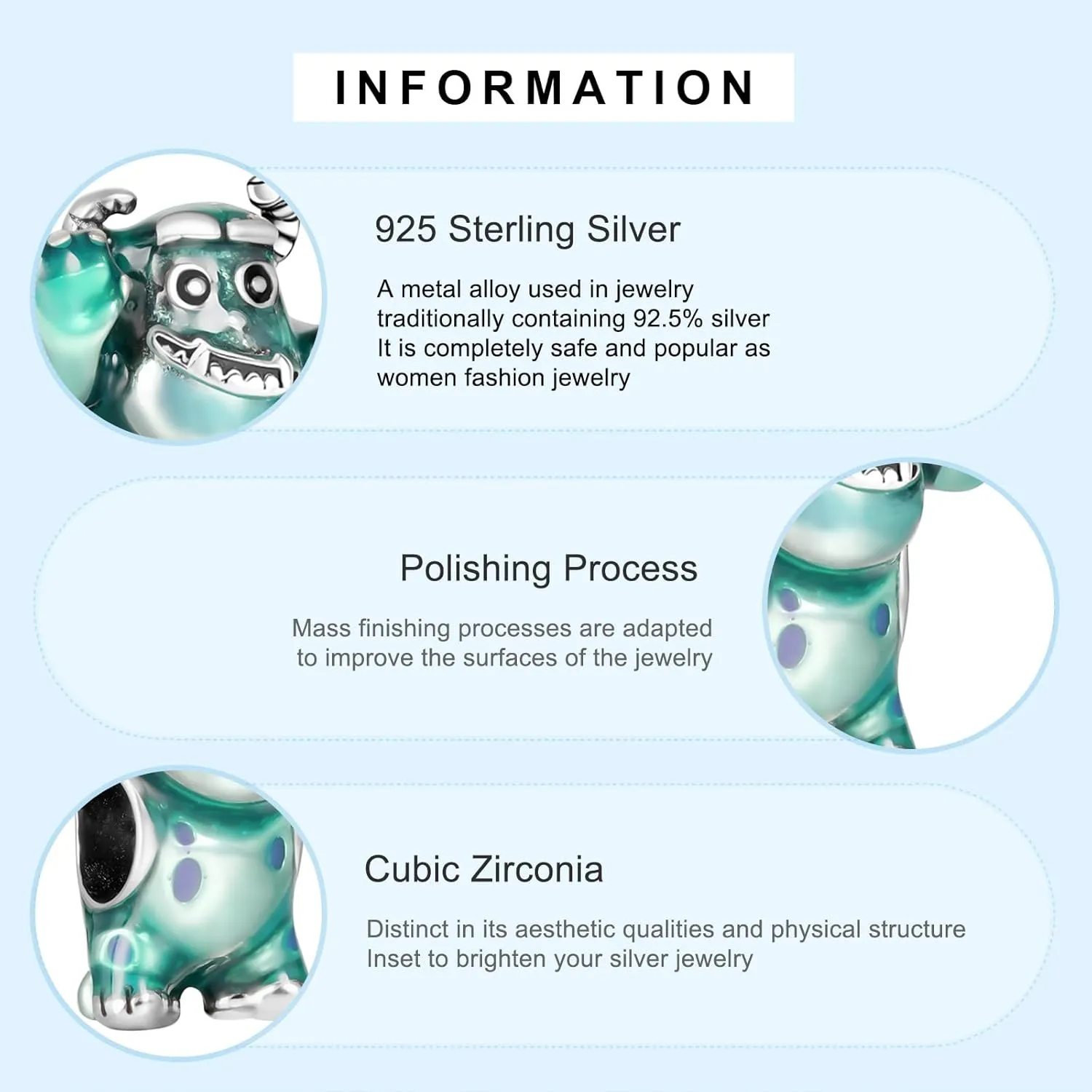 925 Sterling Silver Monsters Mouse Couple Safety Chain Charms for Bracelets Necklaces,Vampire Winged Heart Murano Glass Dangle Pendants Beads Jewelry Gift for Women at Christmas,Mother's Day