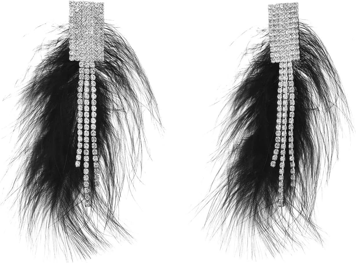 Aaliyah Silver Rhinestone Geometric Statement Drop Earrings for Women | Gold plated Pave Square Drop | Gifts for Women