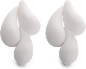 Acrylic Waterdrop Earrings for Women, Colorful Cute Teardrop Stud Earrings Lightweight Trendy Jewelry