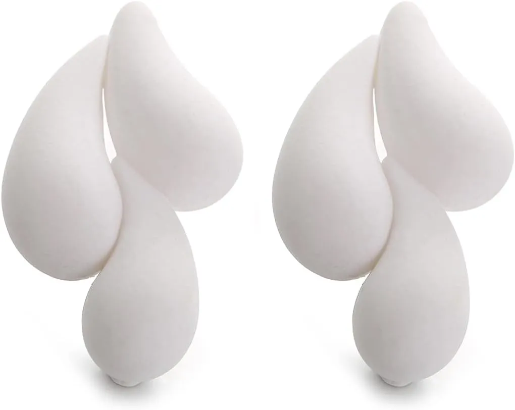 Acrylic Waterdrop Earrings for Women, Colorful Cute Teardrop Stud Earrings Lightweight Trendy Jewelry