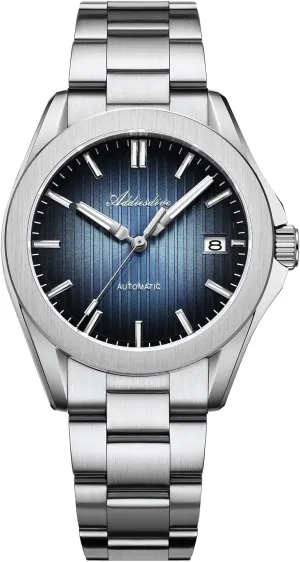 ADDIESDIVE Luxury Men's Automatic Business Watch NH35 Sapphire Glass Sunray-Brushed Dial Luminous 200M Waterproof Watches for Men with Stainless Steel Bracelet
