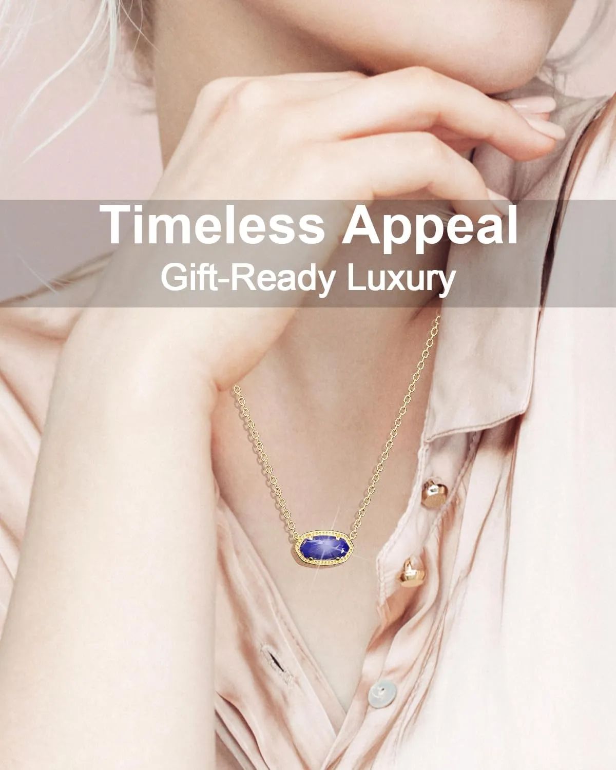 AICase 18K Gold Plated Pendant Necklace for Women,Fashion Jewelry,Anniversary Birthday Gifts for Women/MoM/Sister/Friends/Her/Wife/Grandma/Coworker Mother's Day gifts for MoM