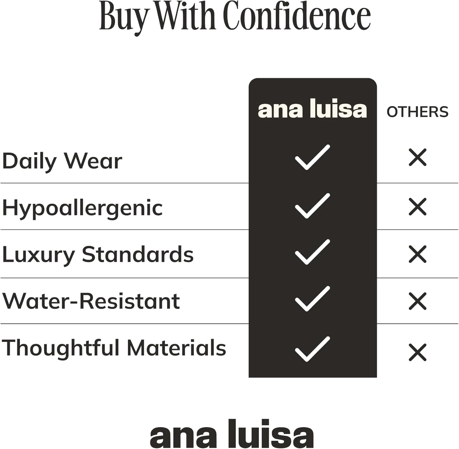 Ana Luisa Toda Double Hoop Earrings for Women - Chic Small & Mini 14K Gold Plated & Silver Rhodium Plated Trendy Earrings - Hypoallergenic Water-Resistant Tarnish-Free Huggie Hoops-Dainty Double Hoops
