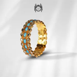 Azure Sparkle Fusion Bangle
