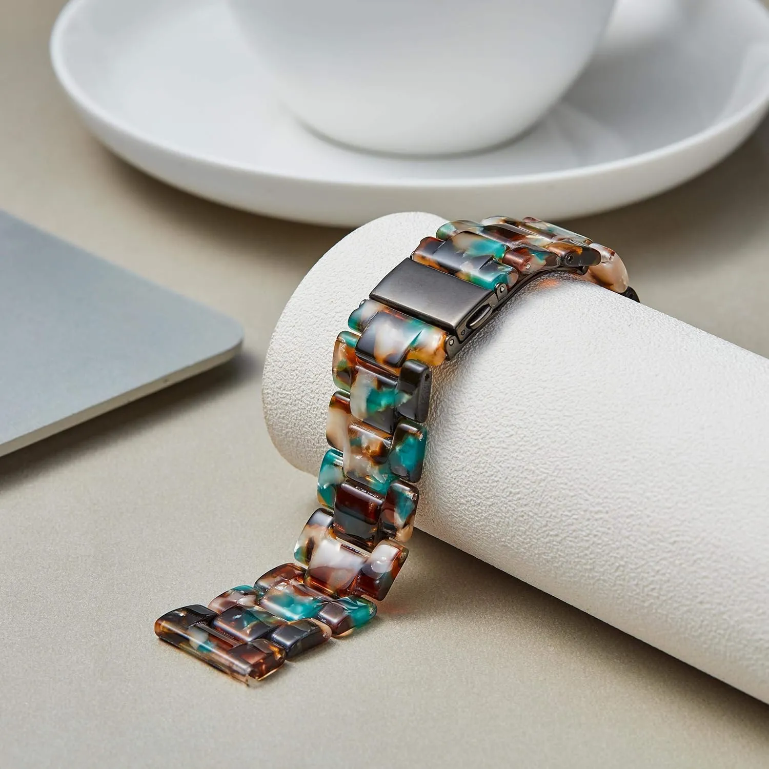 BINLUN Resin Watch Bands Replacement Watch Straps for Men Women 14 Colors Watchbands Lightweight 12/14/16/18/20/22mm Wrist Bands Fashion Skin-Friendly Smart Watch Bracelets