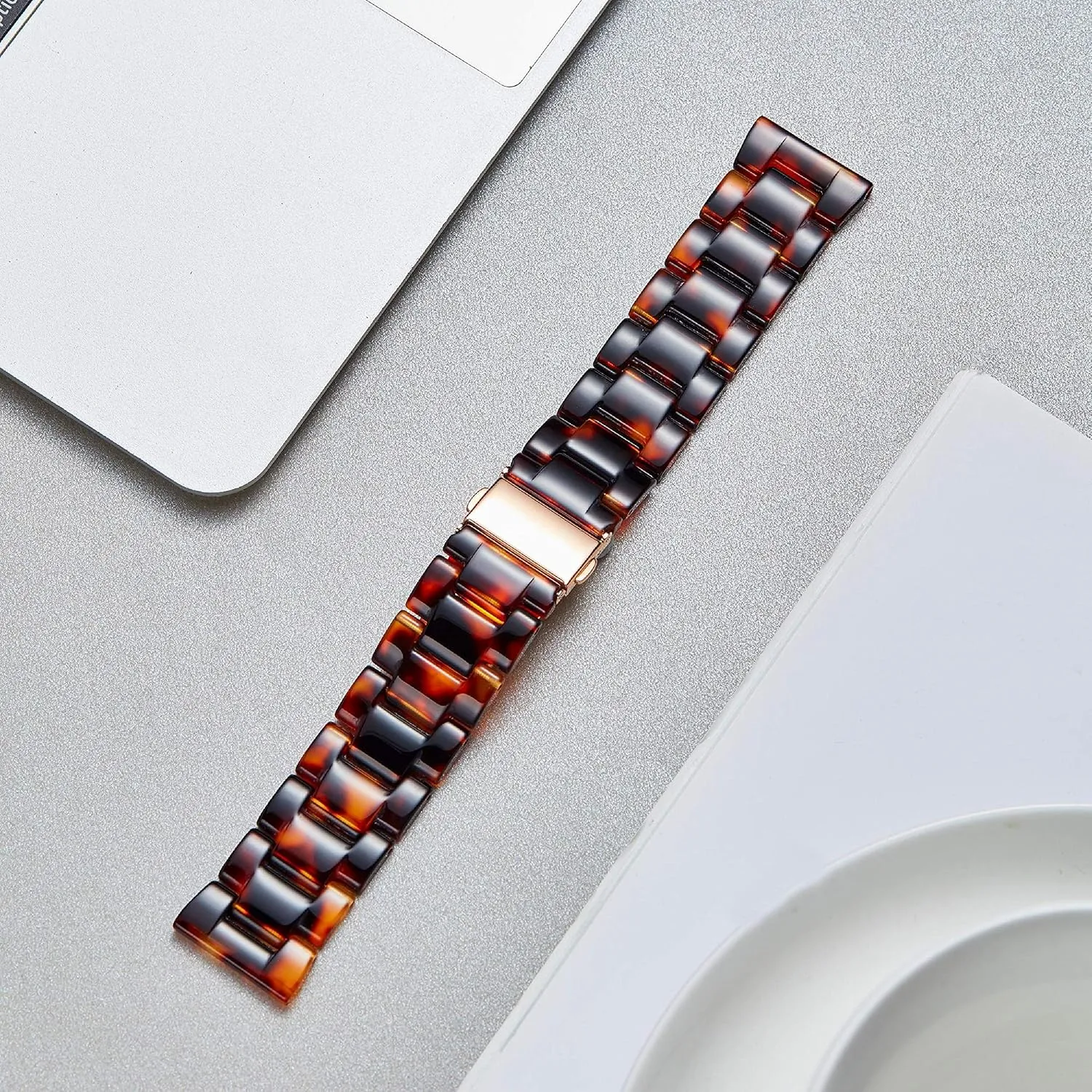 BINLUN Resin Watch Bands Replacement Watch Straps for Men Women 14 Colors Watchbands Lightweight 12/14/16/18/20/22mm Wrist Bands Fashion Skin-Friendly Smart Watch Bracelets