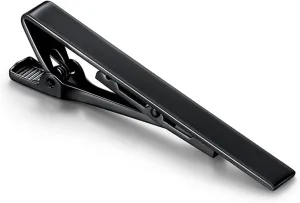Black Tie Clip for Wedding Anniversary Business Meeting Best Gifts,Tie ClipsJewelry