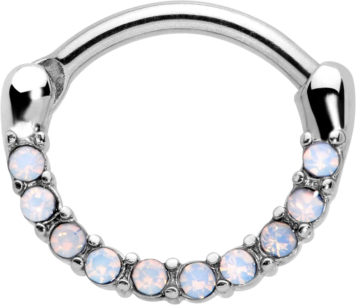 Body Candy 16G Womens 316L Stainless Steel Septum Jewelry Daith Tragus Cartilage Clicker