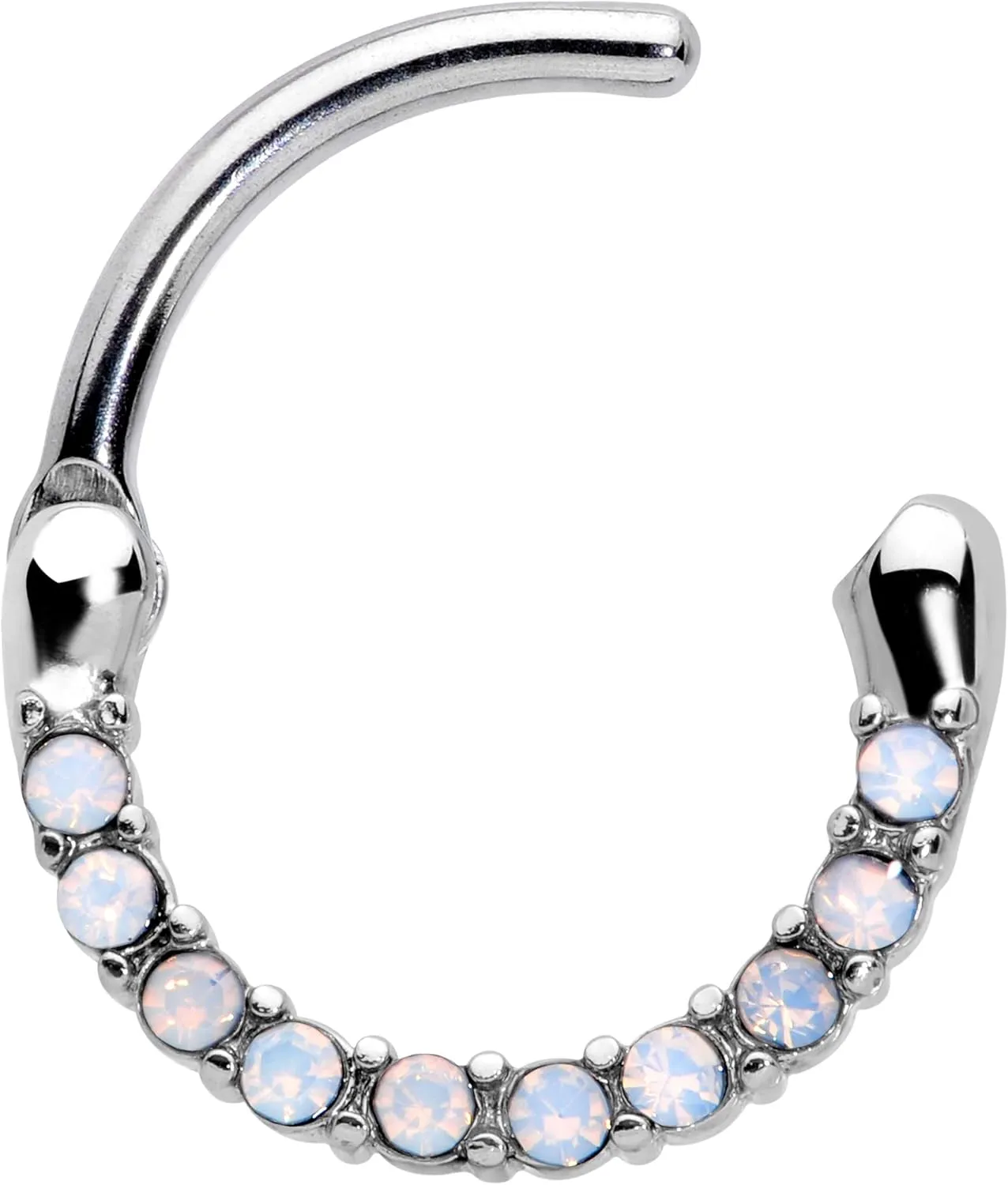 Body Candy 16G Womens 316L Stainless Steel Septum Jewelry Daith Tragus Cartilage Clicker