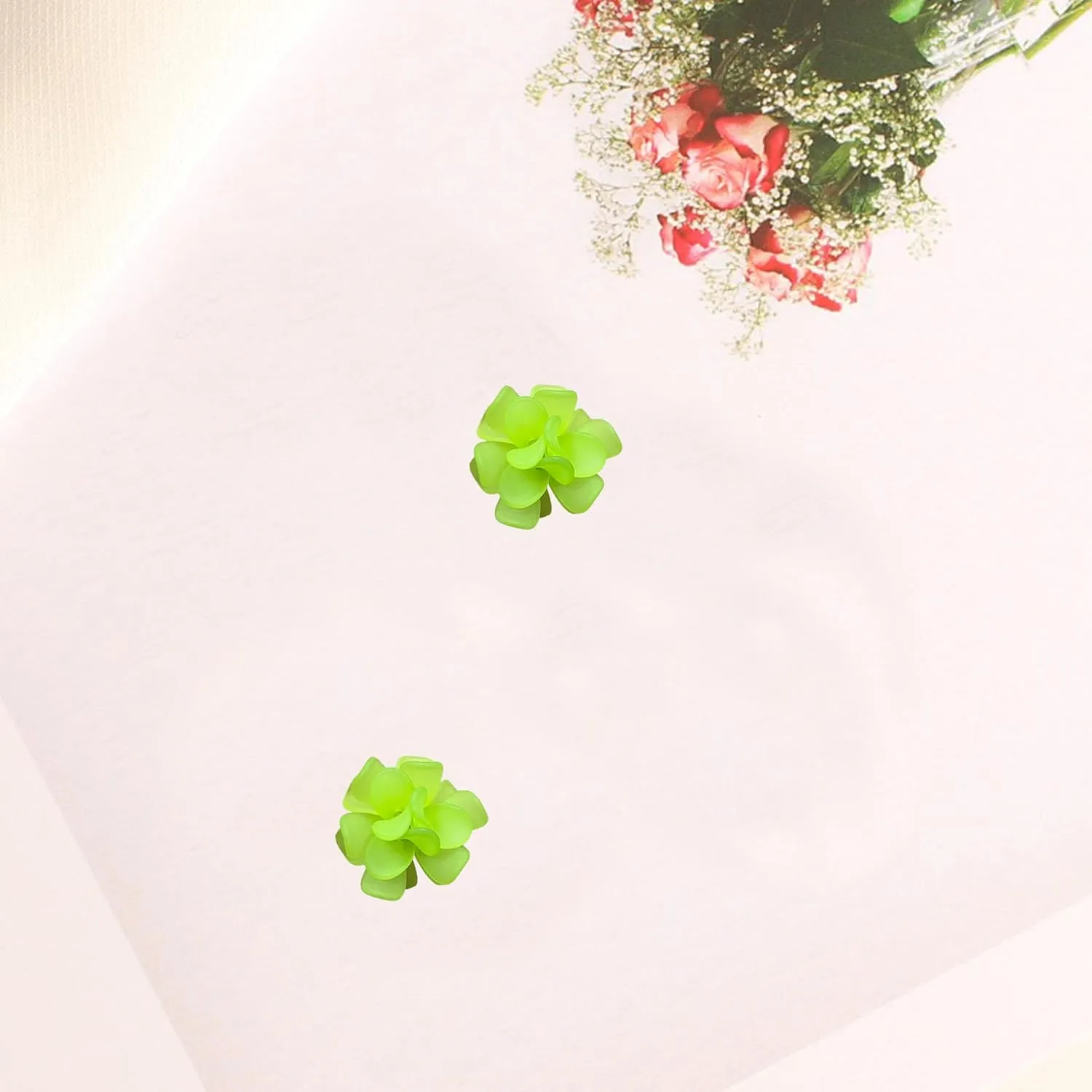 Boho Flower Floral Petal Cluster Statement Stud Earrings for Women Sister Mom Lover and Friends