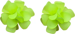 Boho Flower Floral Petal Cluster Statement Stud Earrings for Women Sister Mom Lover and Friends