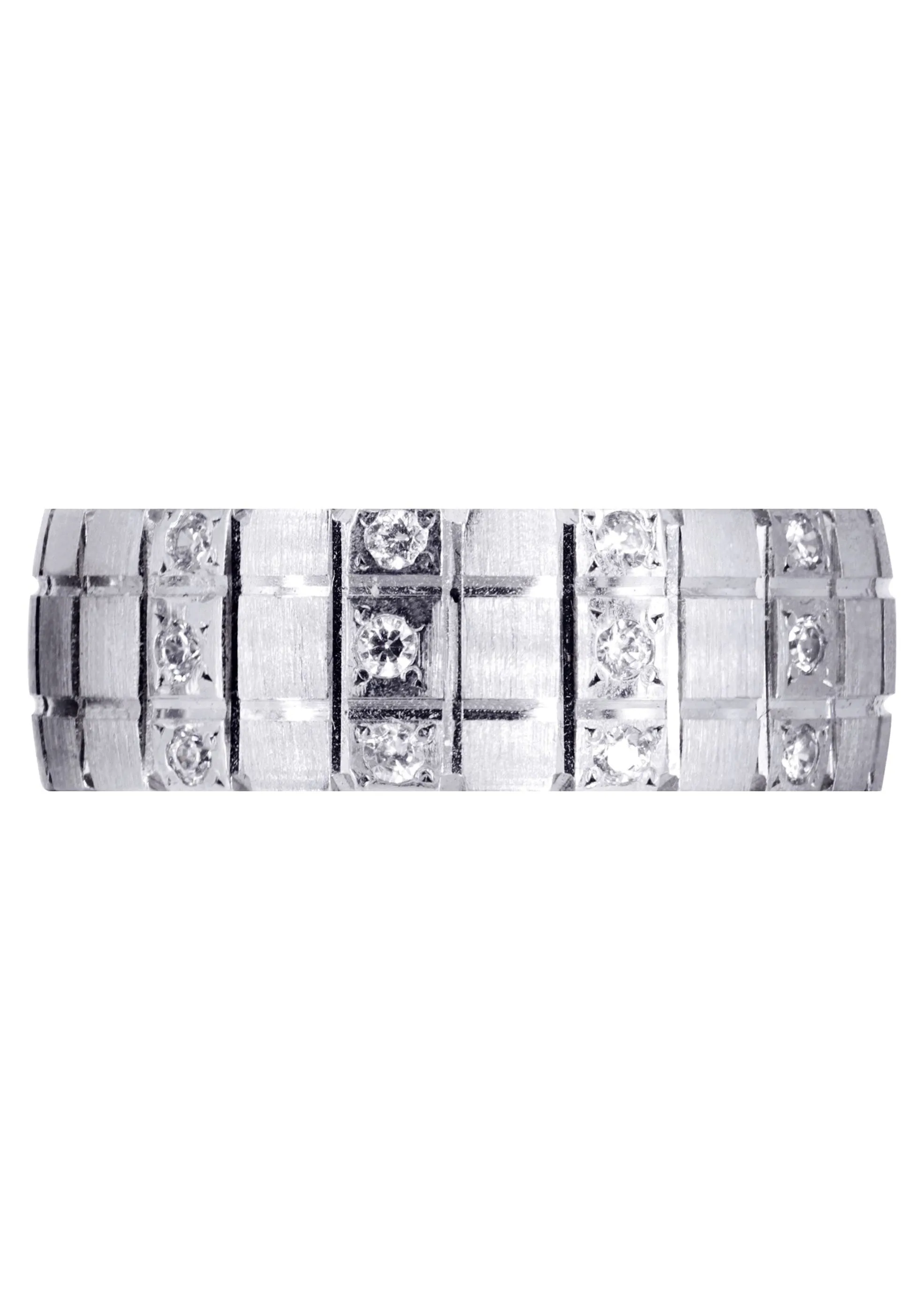 Classic Diamond Mens Wedding Band | 0.18 Carats (Myles)