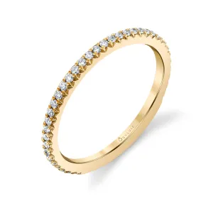 Classic Wedding Band - Maryam 14k Gold Yellow