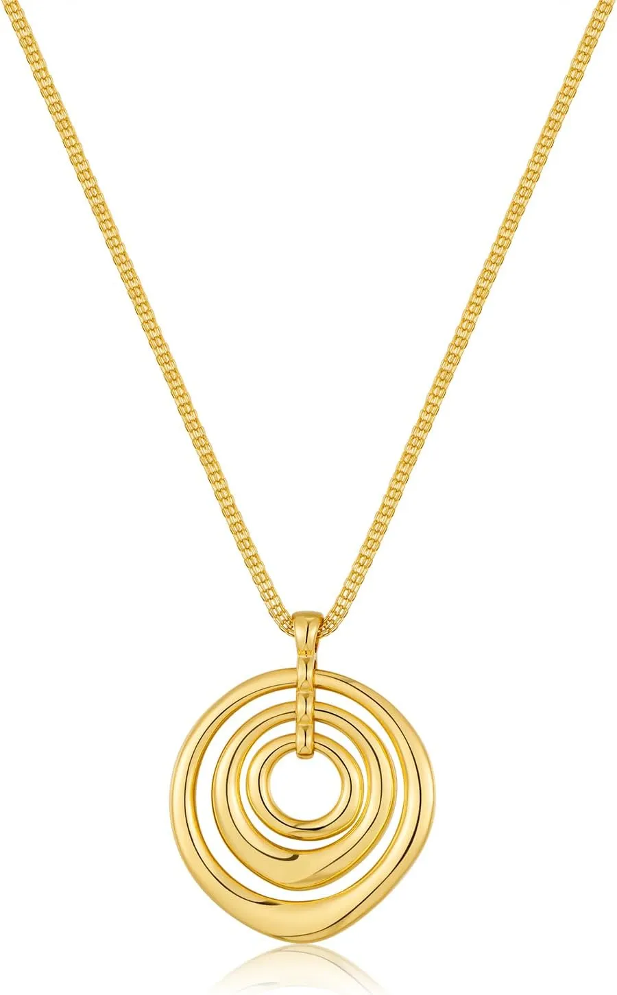 CLASSYZINT Gold Choker Necklace For Women Sun Heart Flower Charms Pendant Necklace Chunky Gold Statement Necklace