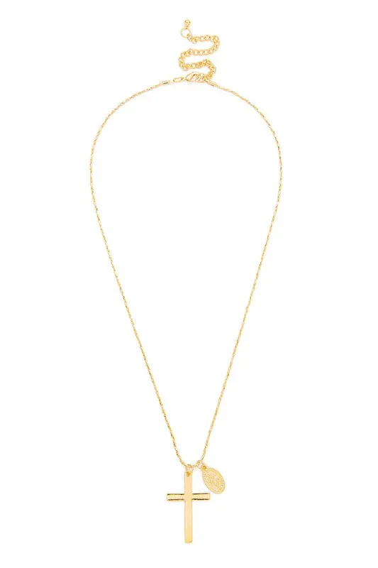 CROSS PENDANT NECKLACE