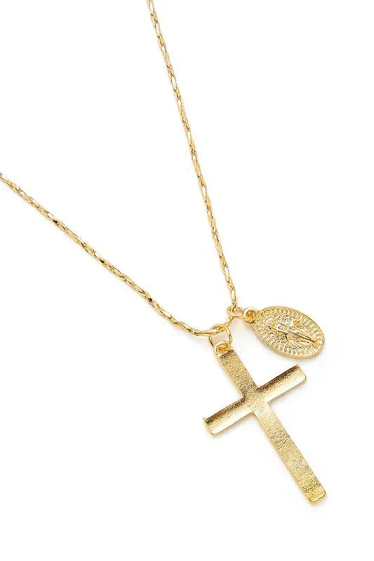 CROSS PENDANT NECKLACE
