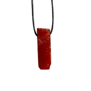 Crystal Stones Necklace - Women Healing Stone, Girls Choker, Men Spiritual Energy, Best Friend Gift, Mens Gifts, Purification Pendants, Cute Gemstone, Crystals Jewelry, Boho Hippie (Carnelian)