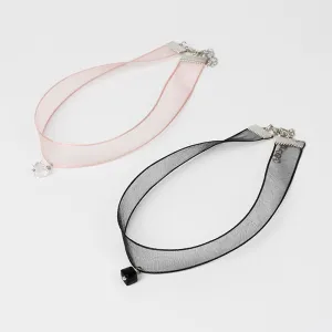 CSIYANJRY99 Choker Necklace for Women Black Lace Choker Necklace 90s Accessories Black Mesh Lace Choker Necklaces Jewelry Gifts