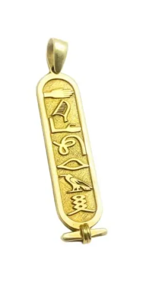 Custom Hieroglyph Egypt Jewelry, Cartouche Pendant Name Necklace, Perfect Accessory for Personal Style, Great for Anniversary Gift