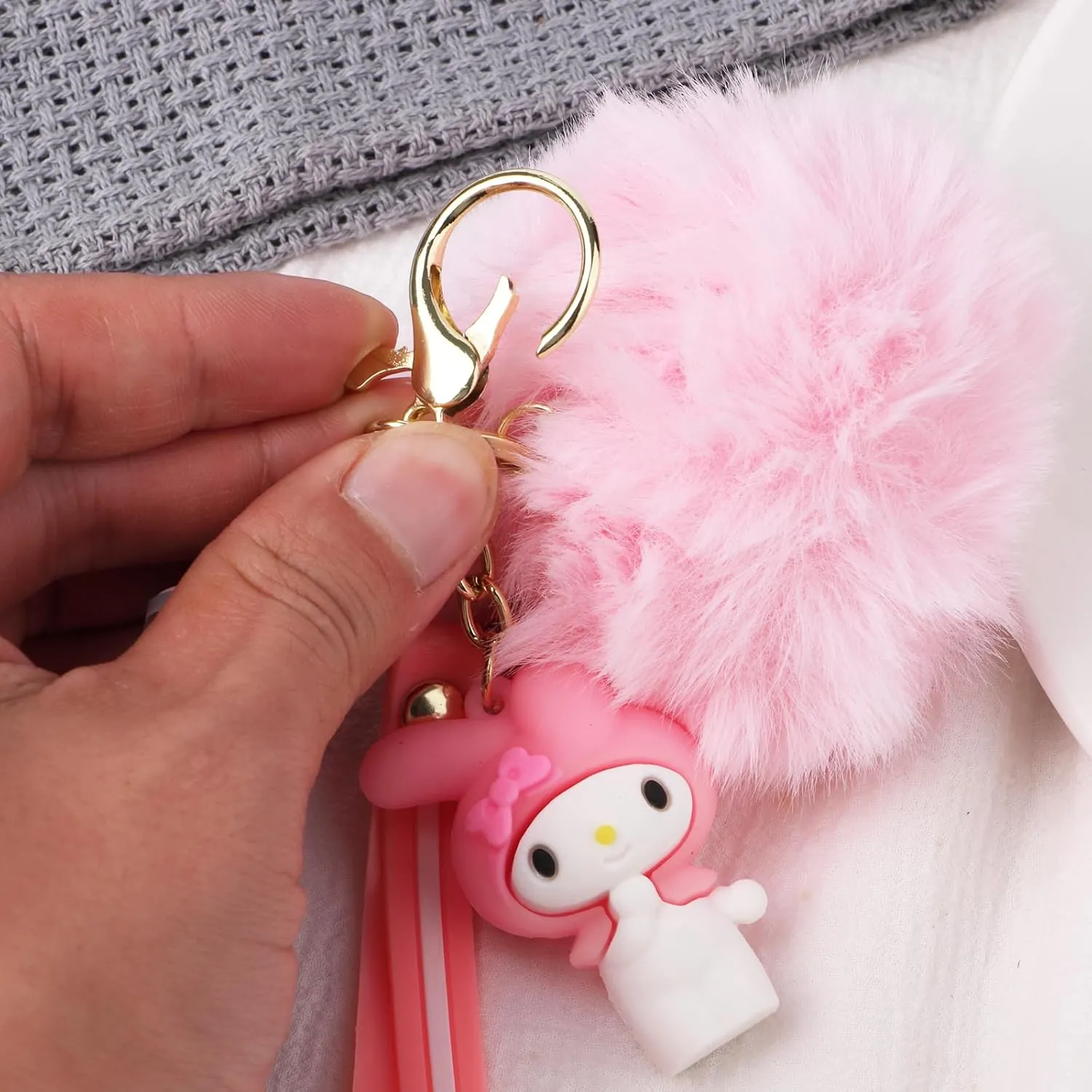 Cute Keychains for Girls,Kawaii Car Keychain Accessories,Key Purse Handbag Charms for Women