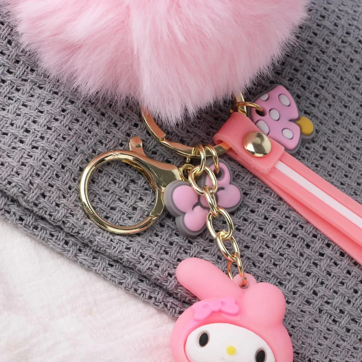 Cute Keychains for Girls,Kawaii Car Keychain Accessories,Key Purse Handbag Charms for Women