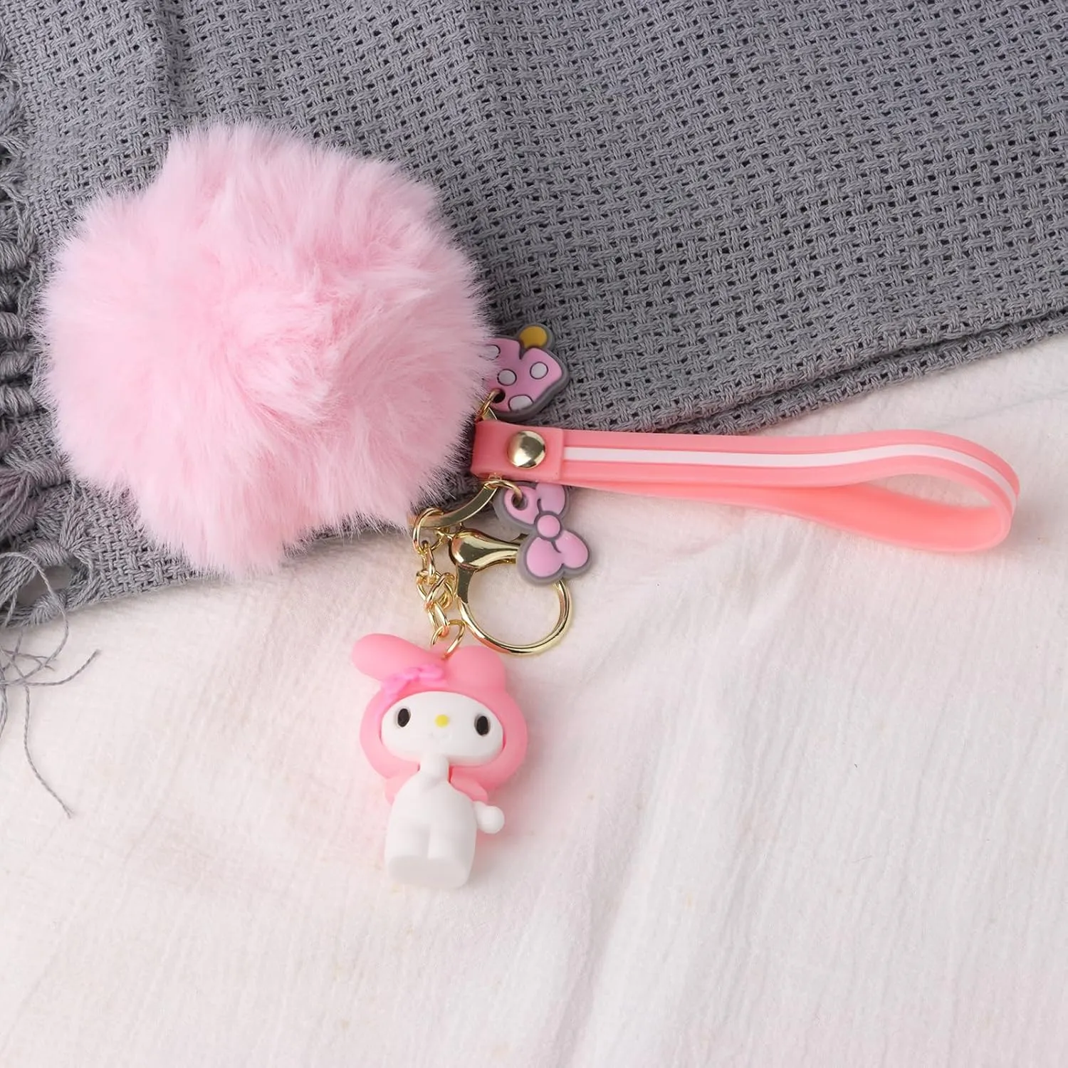 Cute Keychains for Girls,Kawaii Car Keychain Accessories,Key Purse Handbag Charms for Women