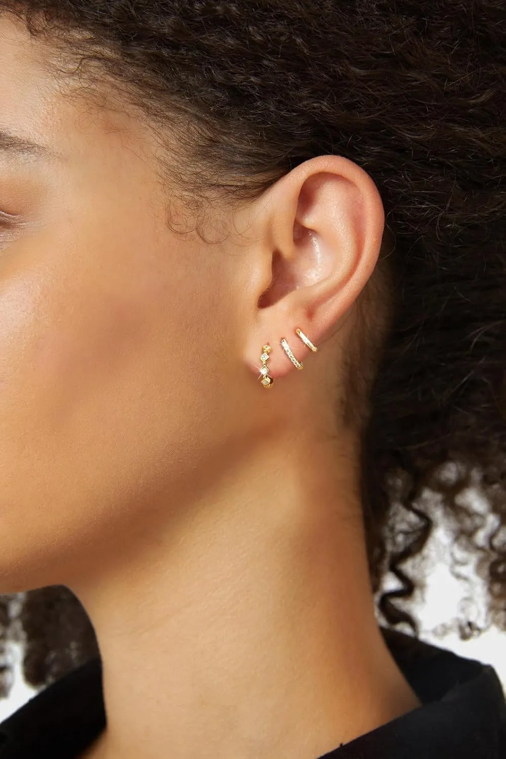 Dangle Gold Earrings for Women Trendy: Teardrop Earrings 14K Gold/Silver Plated Huggie Hoops Lightweight Hanging Teardrop and Ball Drop Earrings Hypoallergenic Statement Earrings Gold Jewelry