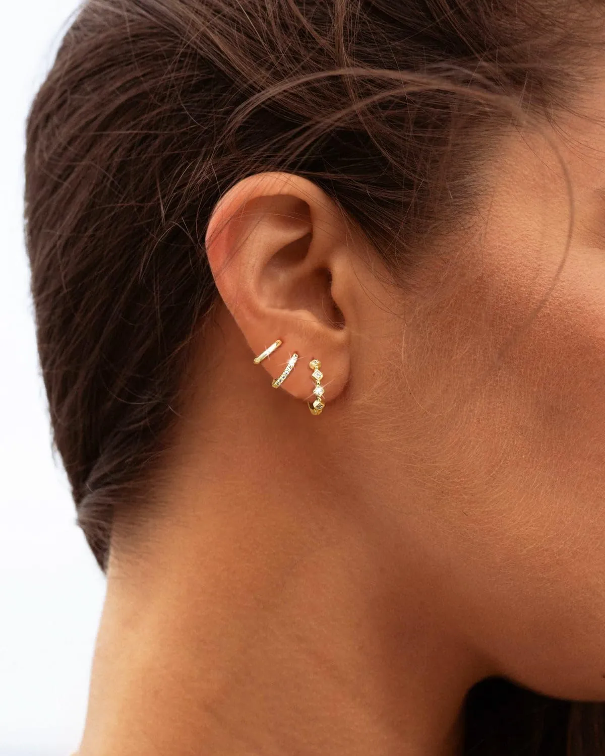 Dangle Gold Earrings for Women Trendy: Teardrop Earrings 14K Gold/Silver Plated Huggie Hoops Lightweight Hanging Teardrop and Ball Drop Earrings Hypoallergenic Statement Earrings Gold Jewelry