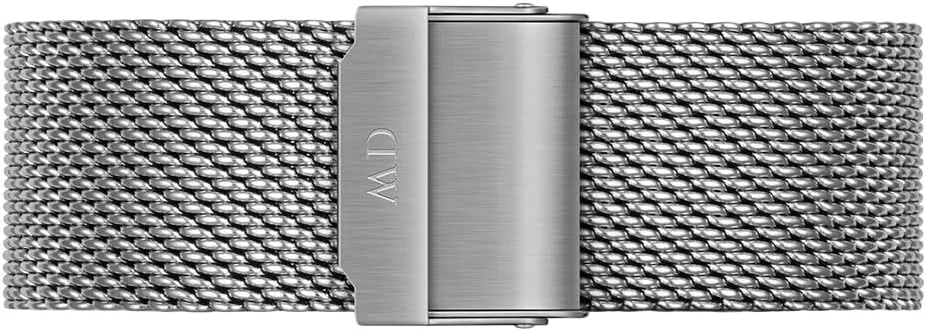 Daniel Wellington Classic Mens Watch - 40mm Case, Japanese Quartz Movement, Mesh Stainless Steel or Leather Strap, Water Resistant, Analog Watch for Men