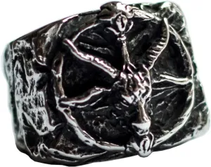 Death Skull Ring for Men Stainless Steel Jewelry Biker Rings Scary Death Ring Skull for Gifts