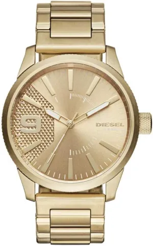 Diesel RASP Watch for Men, Quartz Movement with Silicone, Stainless Steel or Leather Strap