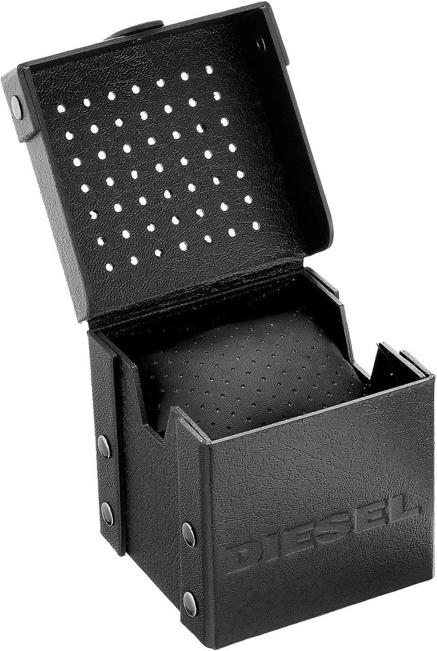 Diesel RASP Watch for Men, Quartz Movement with Silicone, Stainless Steel or Leather Strap
