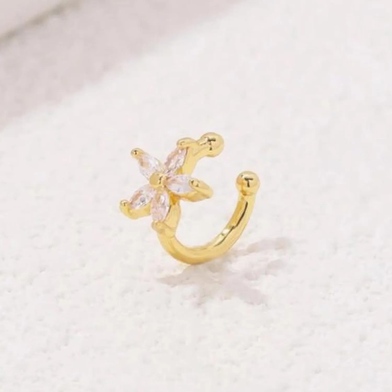 Ear Cuff Earrings for Women Non Piercing Faux Earring Cuff Rose Gold Earring Cuffs Non Pierced Lightweight Hypoallergenic Cartilage Earrings Fake Earrings Dainty Jewelry Gift