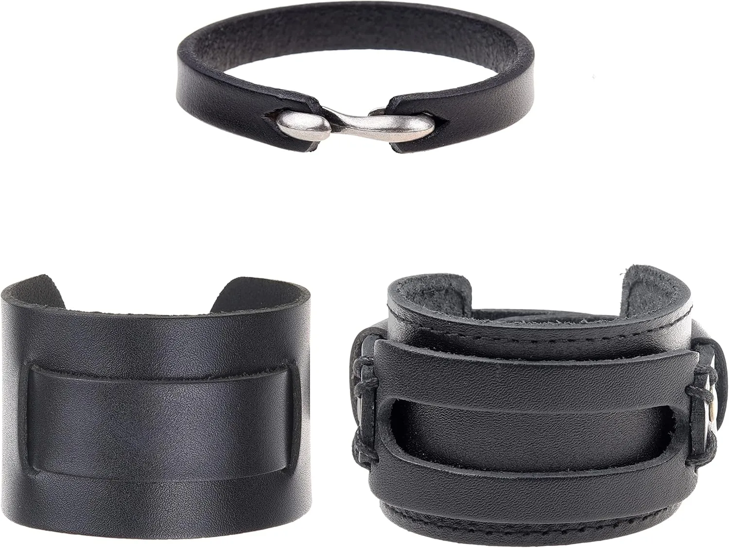 Eco-Fused Cosplay Medieval Wrist Bands - 2 Pack/Styles