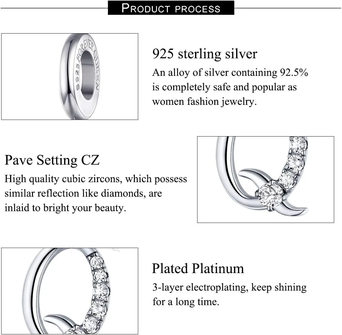 FOREVER QUEEN Initial A-Z Letter Charm 925 Sterling Silver Dangle Beads Charm Red Zircon Alphabet Pendants for Snake Chain Bracelets Necklace Mother Gift Jewelry