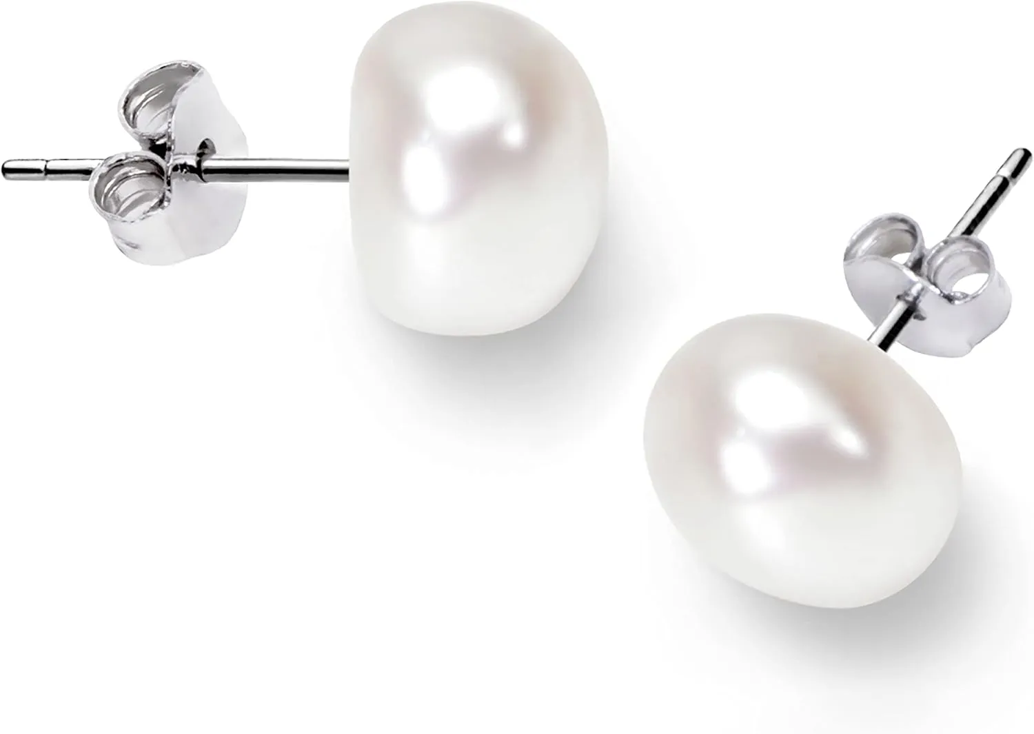 Freshwater Real Pearl Stud Earrings Quality Pearl Earrings for Women