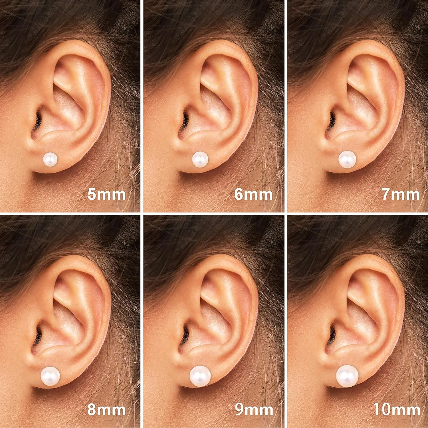 Freshwater Real Pearl Stud Earrings Quality Pearl Earrings for Women