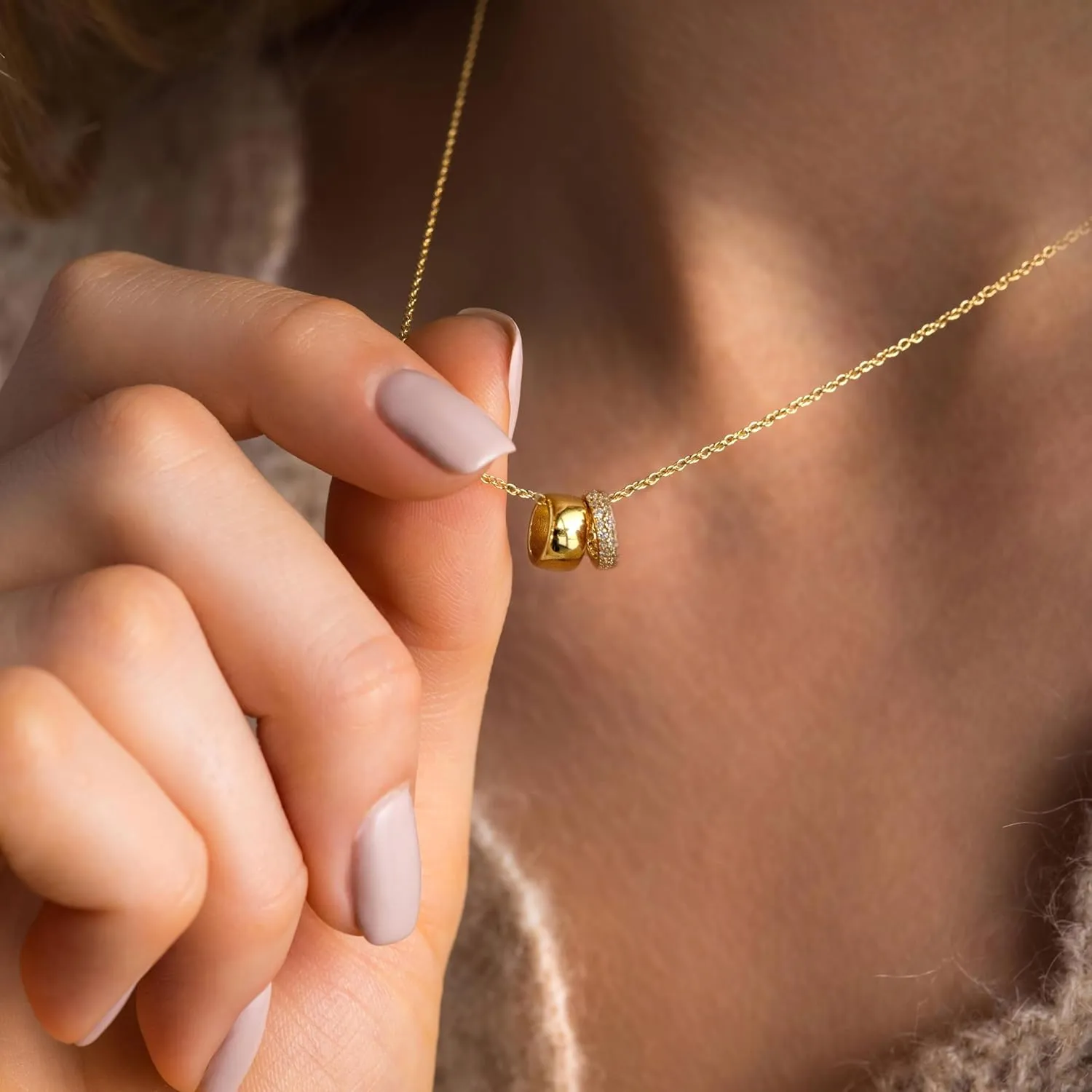 Gold Necklace: 14K Gold Plated Softball Volleyball Sun Sunflower Sun Star Italian Horn Interlocking Bee Butterfly Hummingbird Dainty Necklace for Women 16.5 2 ext