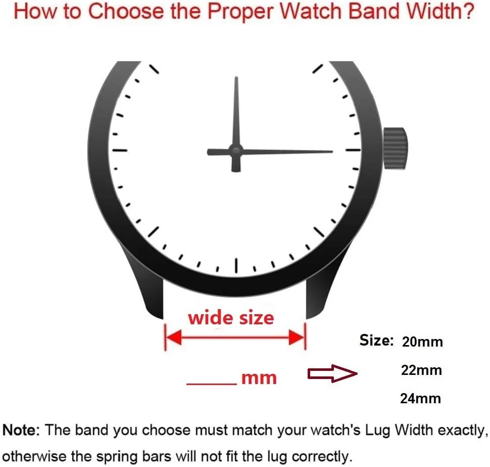 HUAFIY Silicone Watch Bands Width 20mm, 22mm,24mm Rubber Straps.Quick Release Rubber Watch Bands for Men/Women