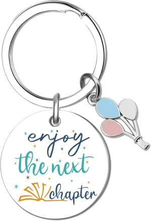 Inspirational Keychain Gifts for Women Teen Girl Boy Easter Gifts Graduation Birthday Retirement Gift for Women Men Coworker Leaving Gift Teen Girls Trendy Stuff