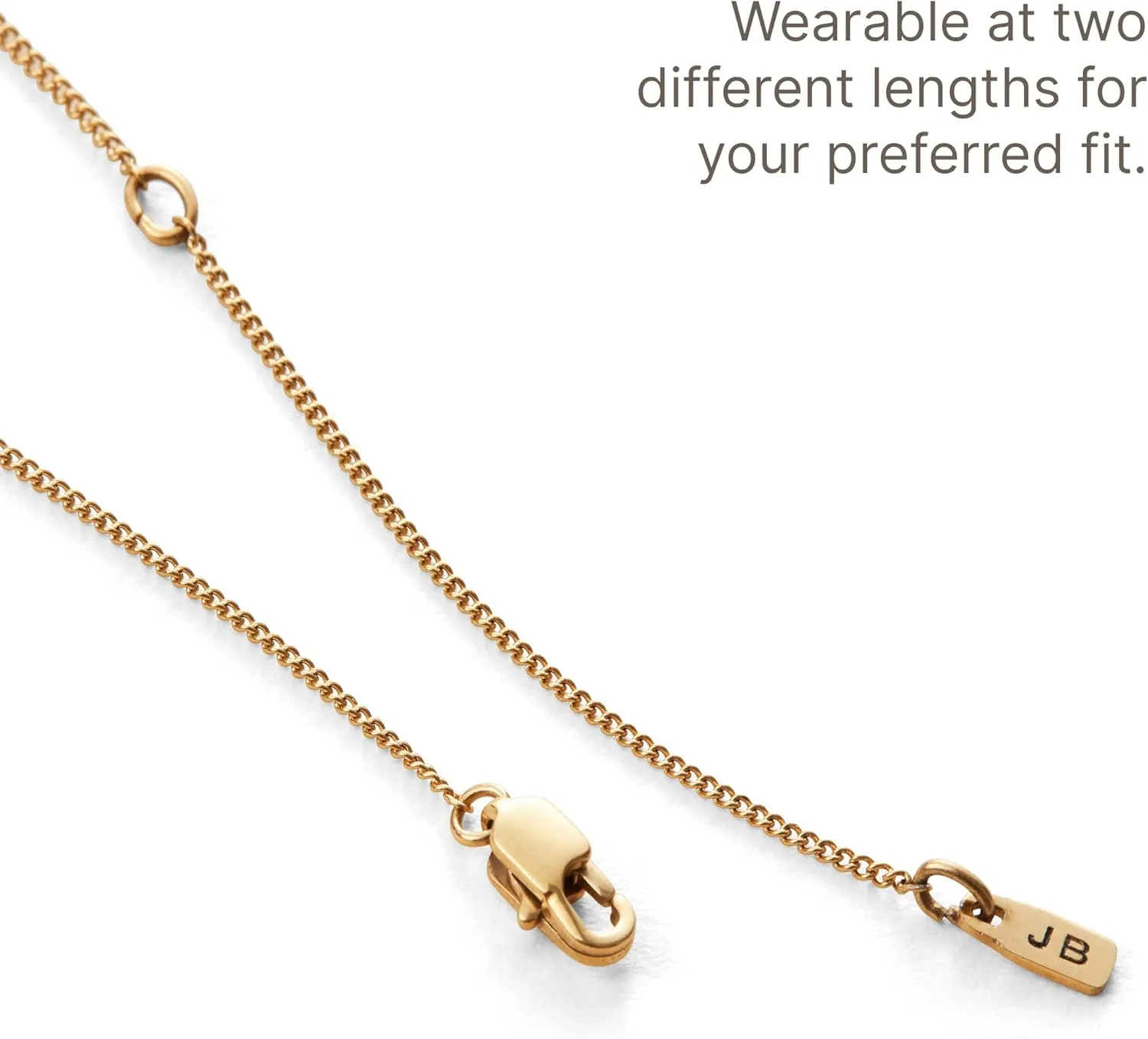 JENNY BIRD Monogram Pendant Necklace